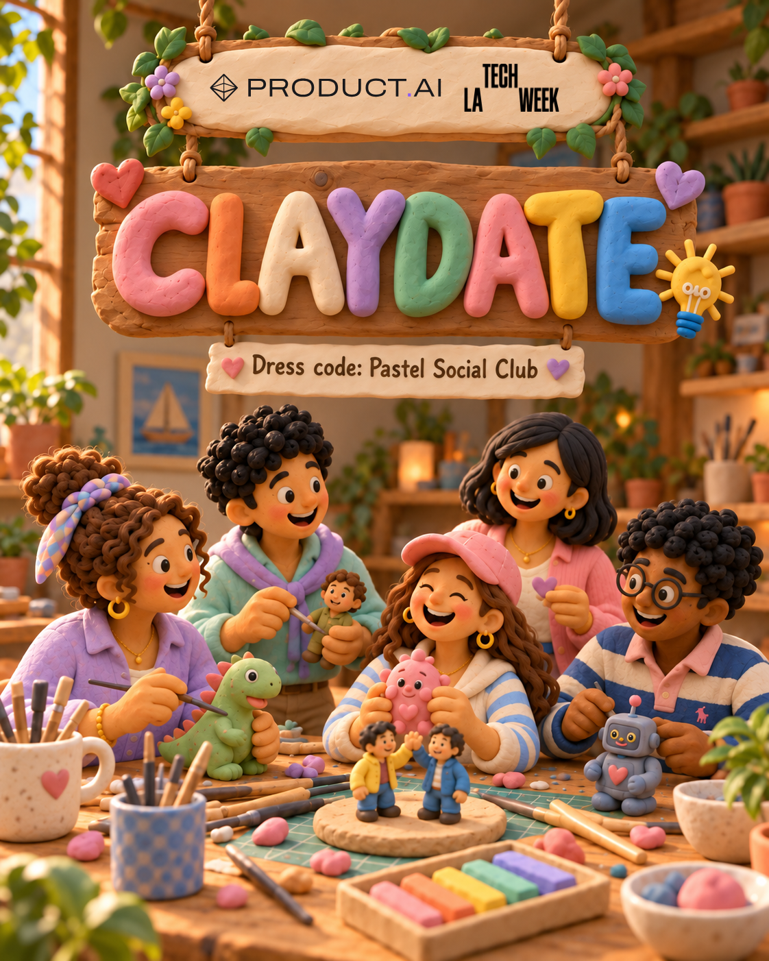 Claydate — official flyer supplied by Product.ai