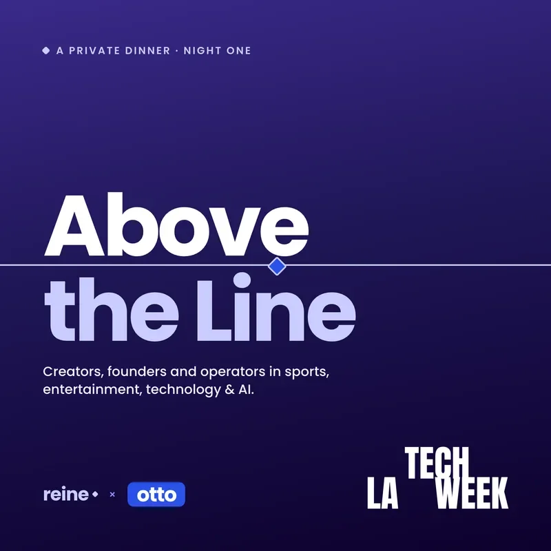 Above the Line: Creators, Founders & Operators — event artwork